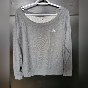 S grey Adidas sweater